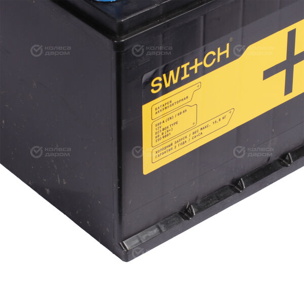 Автомобильный аккумулятор Switch 60 Ач обратная полярность D23L в Кувандыке