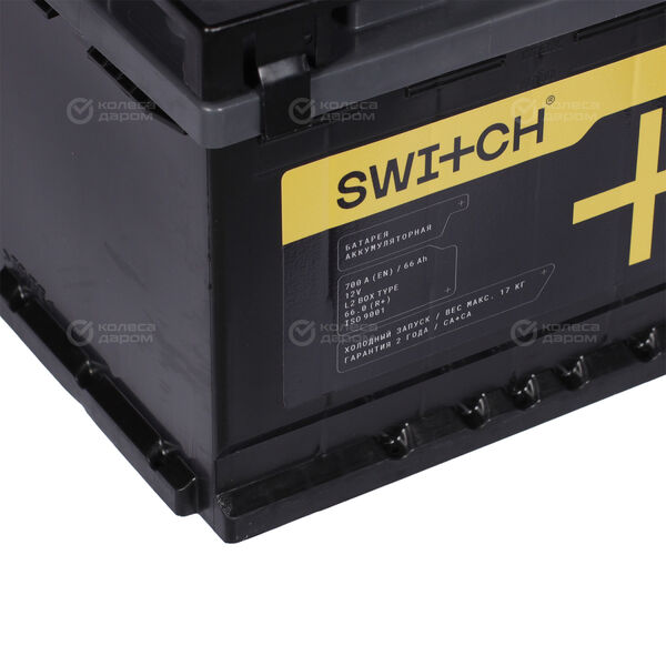 Автомобильный аккумулятор Switch PRO 66 Ач обратная полярность L2 в Набережных Челнах