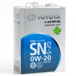 Моторное масло Toyota Motor Oil 0W-20, 4 л