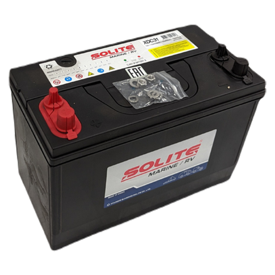 Solite Автомобильный аккумулятор Solite 110 Ач прямая полярность E41R