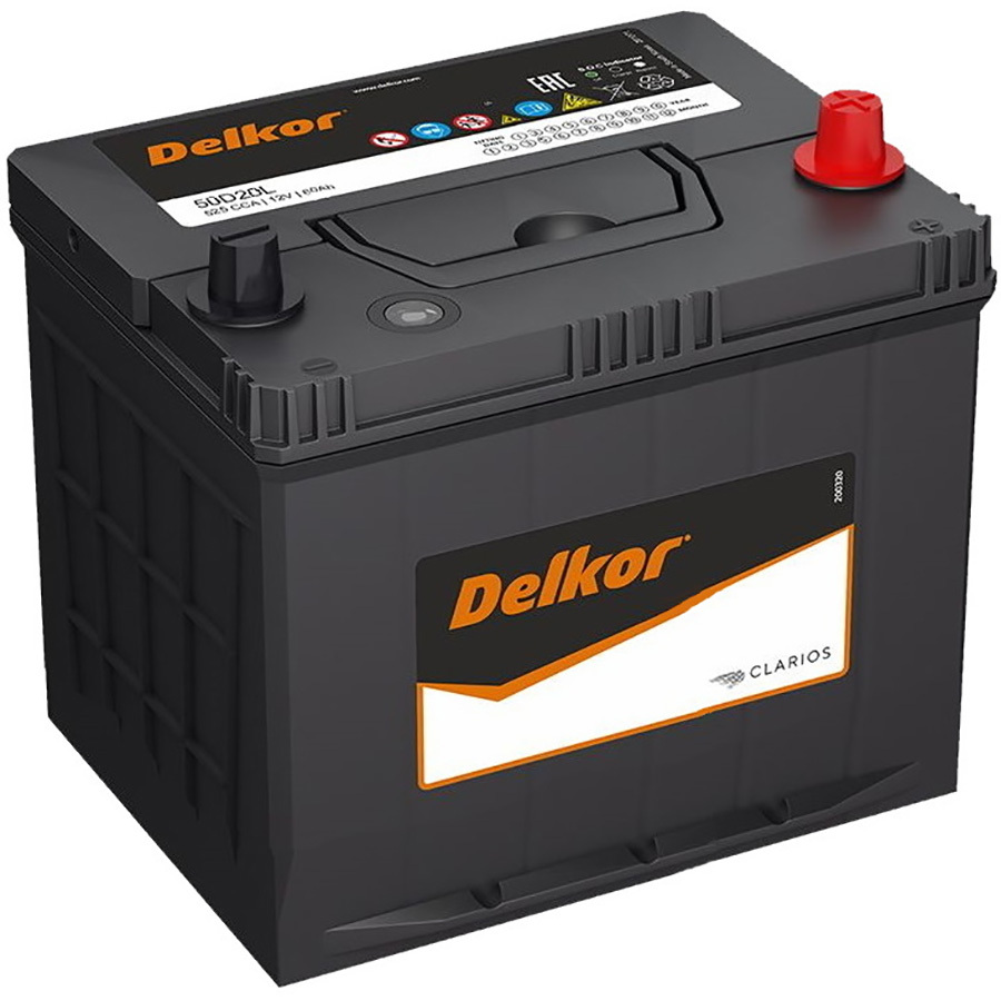 Delkor Автомобильный аккумулятор Delkor 60 Ач обратная полярность D20L