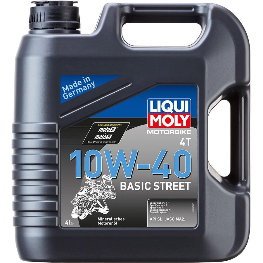 Liqui Moly Масло 4-х тактное Liqui Moly Motorbike 4T 10W-40 4 л