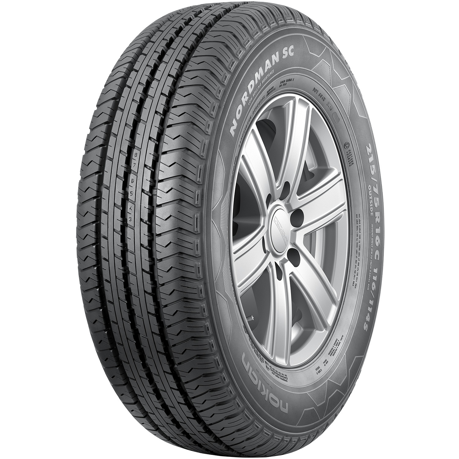 nokian tyres nordman sc 235 65 r16c 121r без шипов Автомобильная шина Nokian Tyres Nordman SC 185/75 R16C 104S