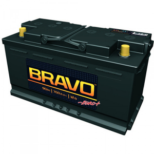 Автомобильный аккумулятор Аком Bravo 90 Ач обратная полярность L5