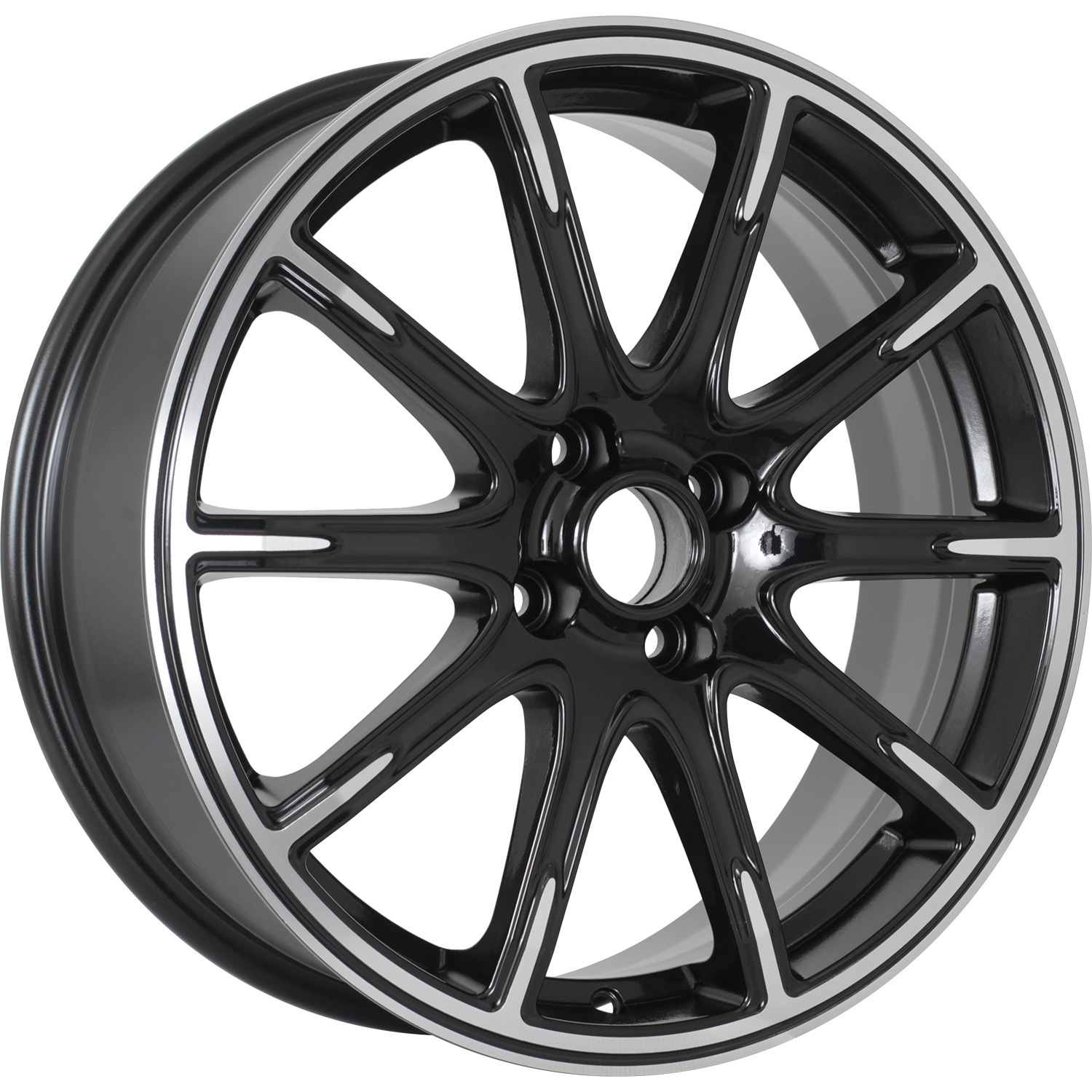 Колесный диск KHOMEN KHW1707 (Lada Vesta) 6.5x17/4x100 D60.1 ET50 Black_FP