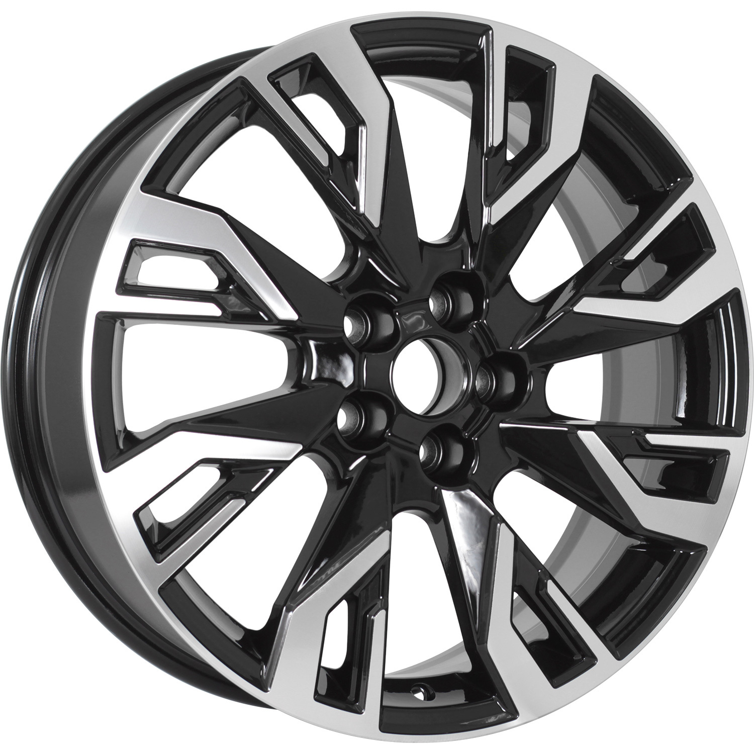 Колесный диск KHOMEN KHW1809 (18_ZV Haval DARGO) 7x18/5x114.3 D66.5 ET40 Black_FP