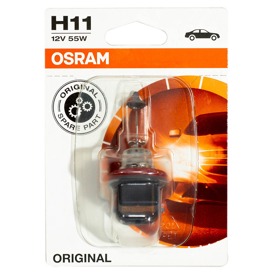 Автолампа Лампа OSRAM Original - H11-55 Вт-2900К, 1 шт. 64211-01B - фото 1