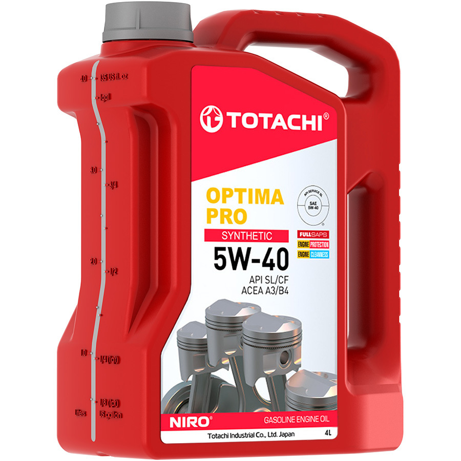 Моторное масло Totachi NIRO Optima PRO Synthetic 5W-40, 4 л