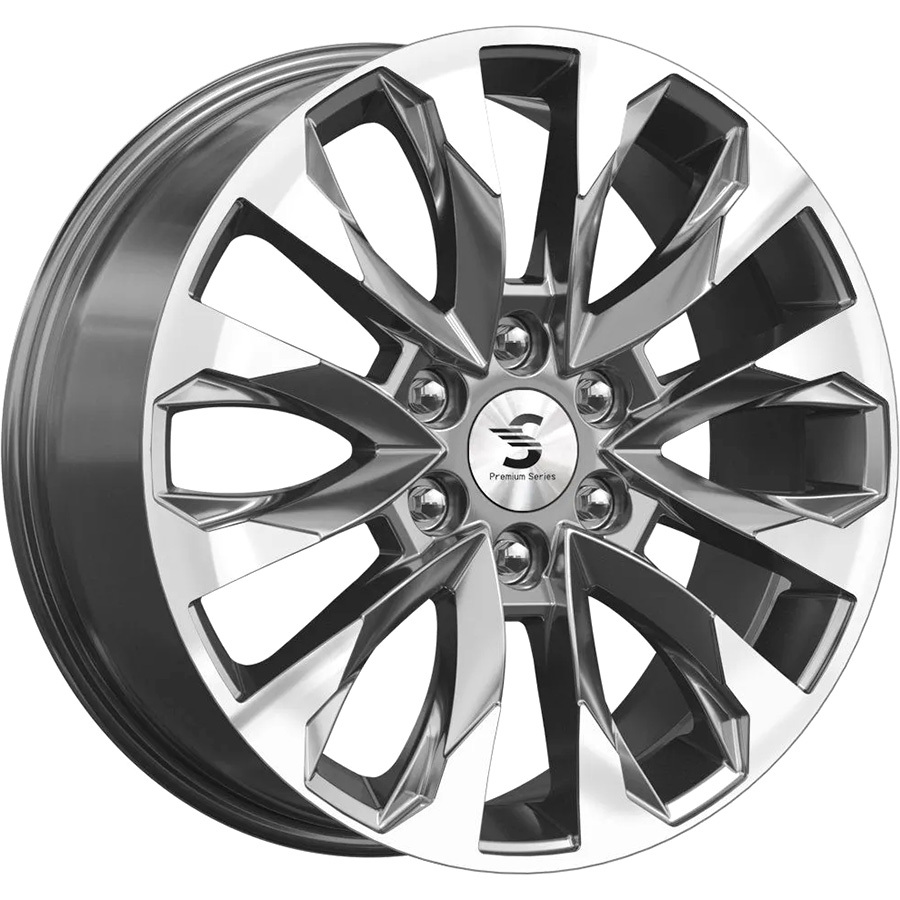 Колесный диск СКАД Premium Series КР007 (20_Pajero Sport) 8x20/6x139.7 D67.1 ET38 Diamond_gloss_graphite