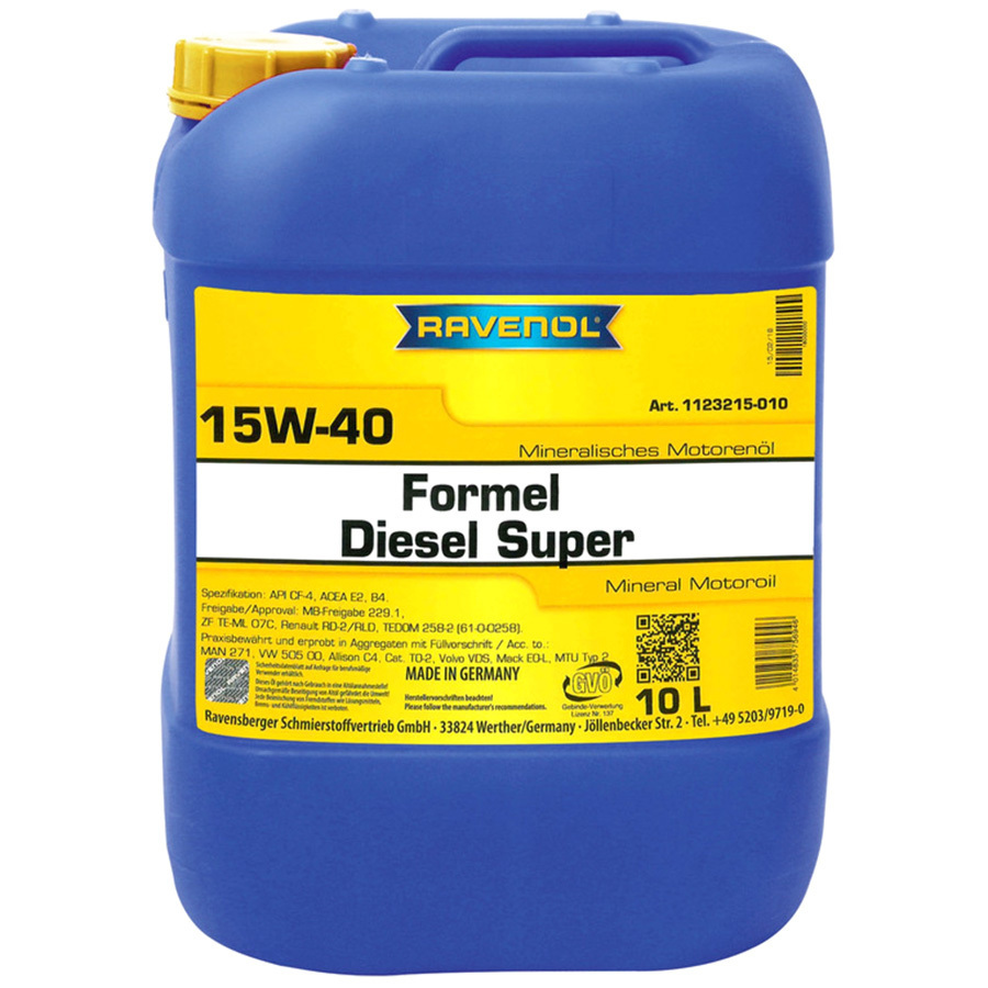 Масло моторное Ravenol Formel Diesel Super 15W-40 10л