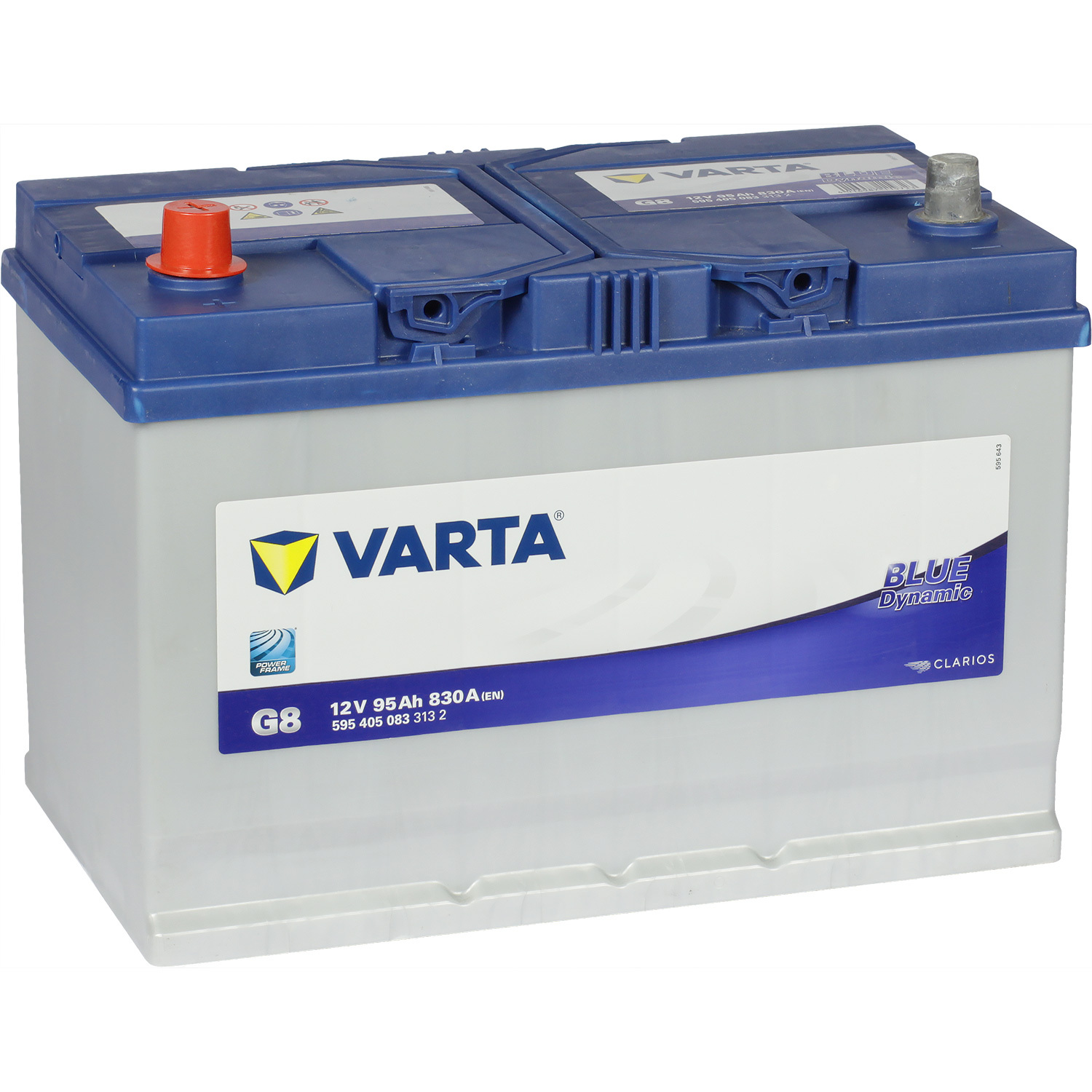 цена Varta Автомобильный аккумулятор Varta Blue Dynamic 595 405 083 95 Ач прямая полярность D31R