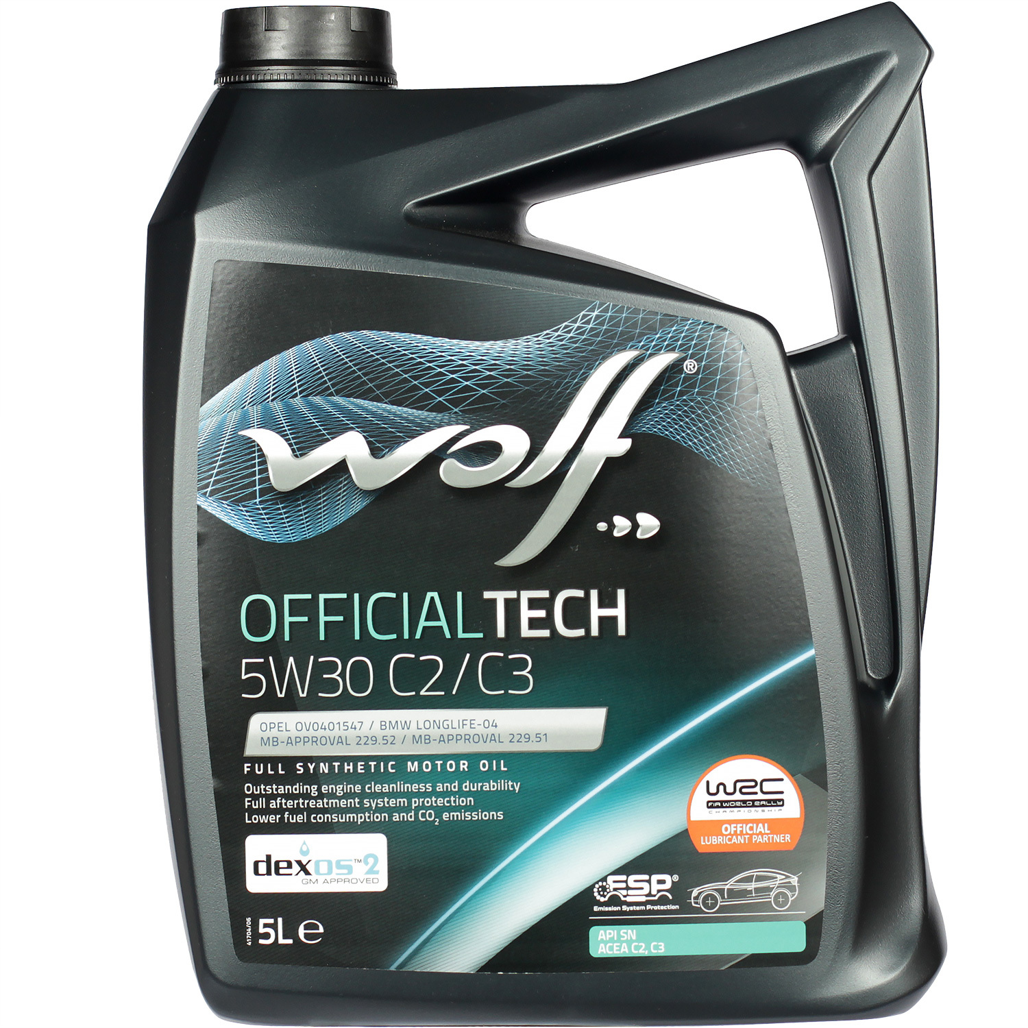 WOLF Масло моторное WOLF OFFICIALTECH C2/C3 5W-30 5л wolf масло моторное wolf vitaltech 5w 40 pi c3 1л