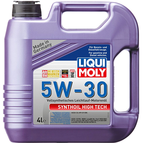 Моторное масло Liqui Moly Synthoil High Tech 5W-30, 4 л