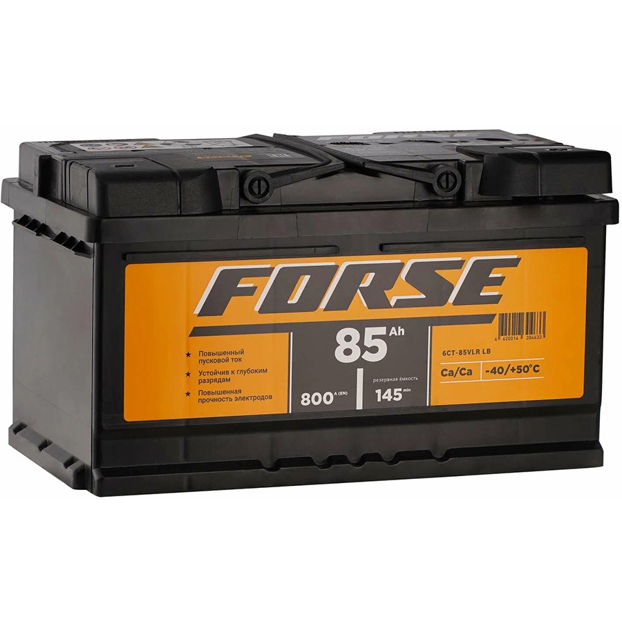 Forse Автомобильный аккумулятор Forse 85 Ач обратная полярность L4