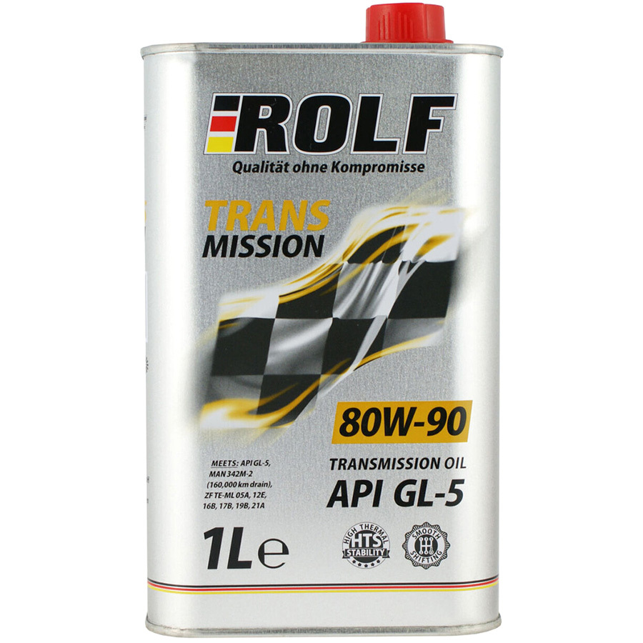 Rolf Масло трансмиссионное ROLF Transmission GL-5 80W-90 1л