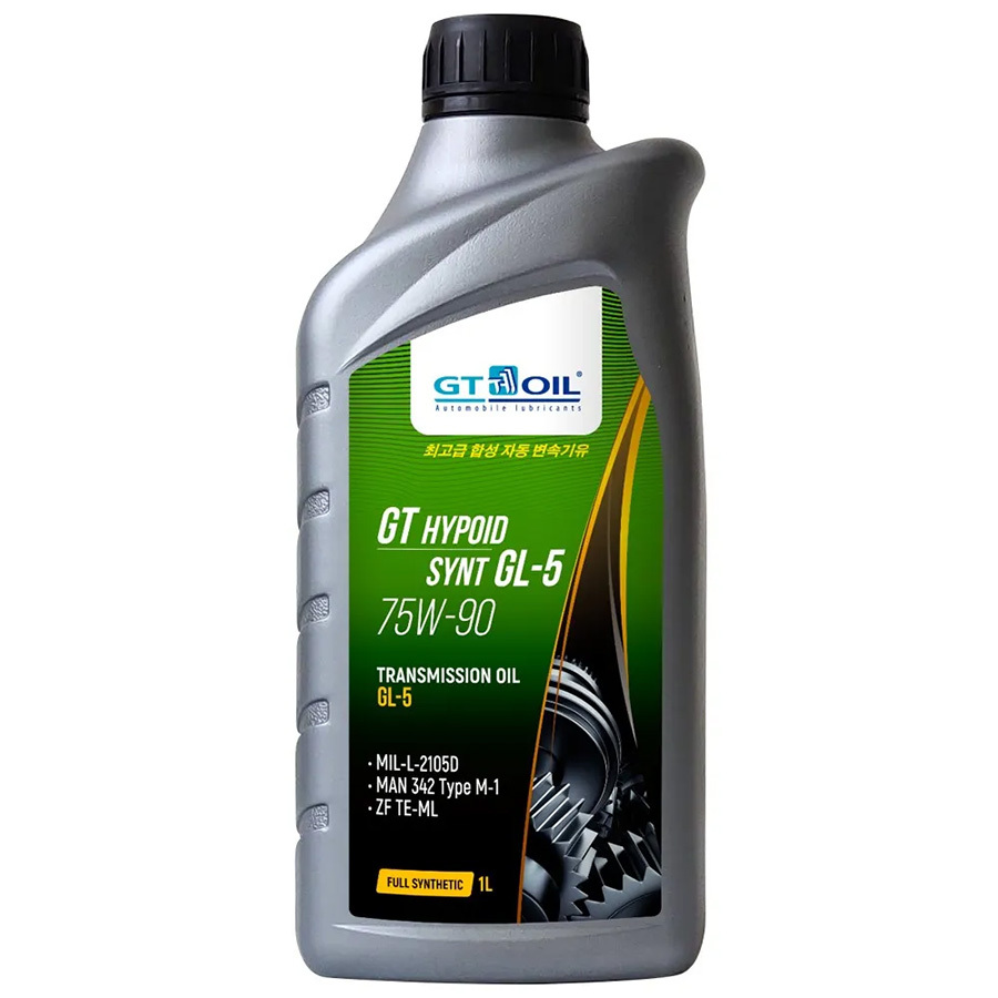 Трансмиссионное масло GT OIL GT HYPOID SYNT GL-5 75W-90, 1 л