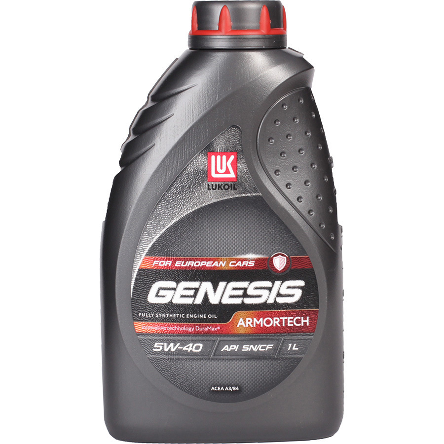 Lukoil Моторное масло Lukoil Genesis Armortech 5W-40, 1 л lukoil моторное масло lukoil genesis armortech hk 5w 30 1 л