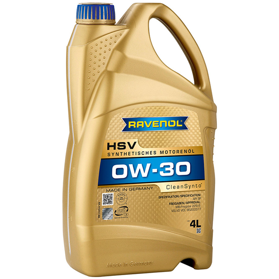 Моторное масло Ravenol HSV 0W-30, 4 л