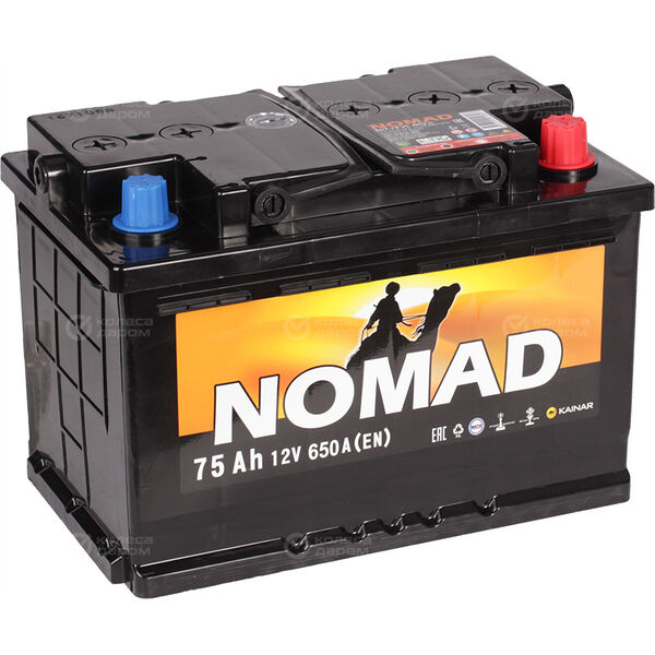 Автомобильный аккумулятор Nomad 75 Ач обратная полярность L3 в Златоусте