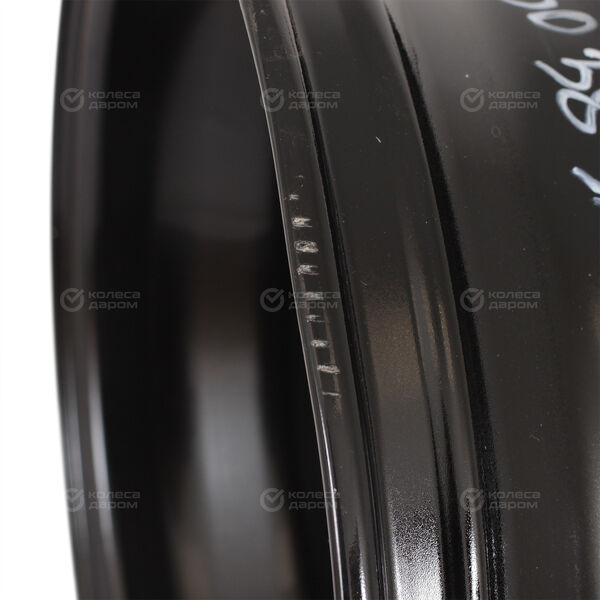 Колесный диск КиК Флэш  5xR14 4x98 ET35 DIA58.5 (уценка) черный глянцевый с полированными элементами лицевой поверхности в Березниках