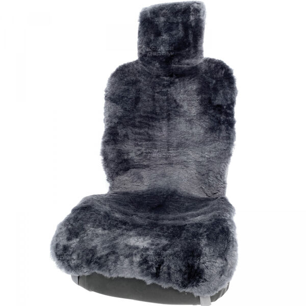 Накидка меховая для сидения PSV PSV Jolly Lux темно-серый 145*55 (1шт) 121866 в Тюмени