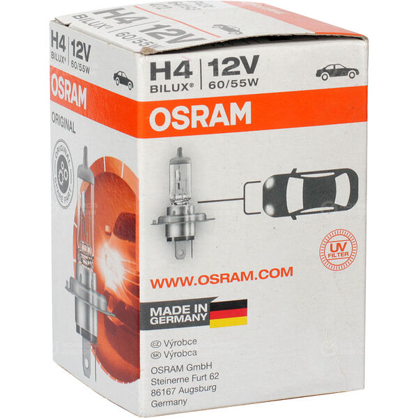 Лампа OSRAM Original - H4-60/55 Вт-3200К, 1 шт. в Каменке