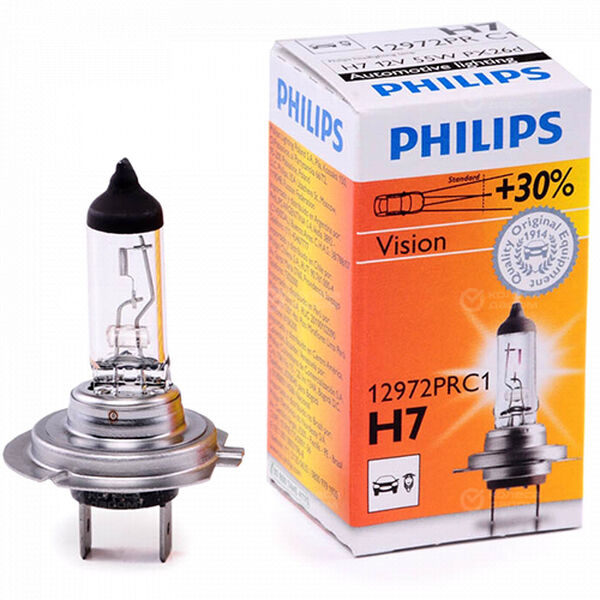 Лампа PHILIPS Vision Premium+30 - H7-60/55 Вт, 1 шт. в Курске