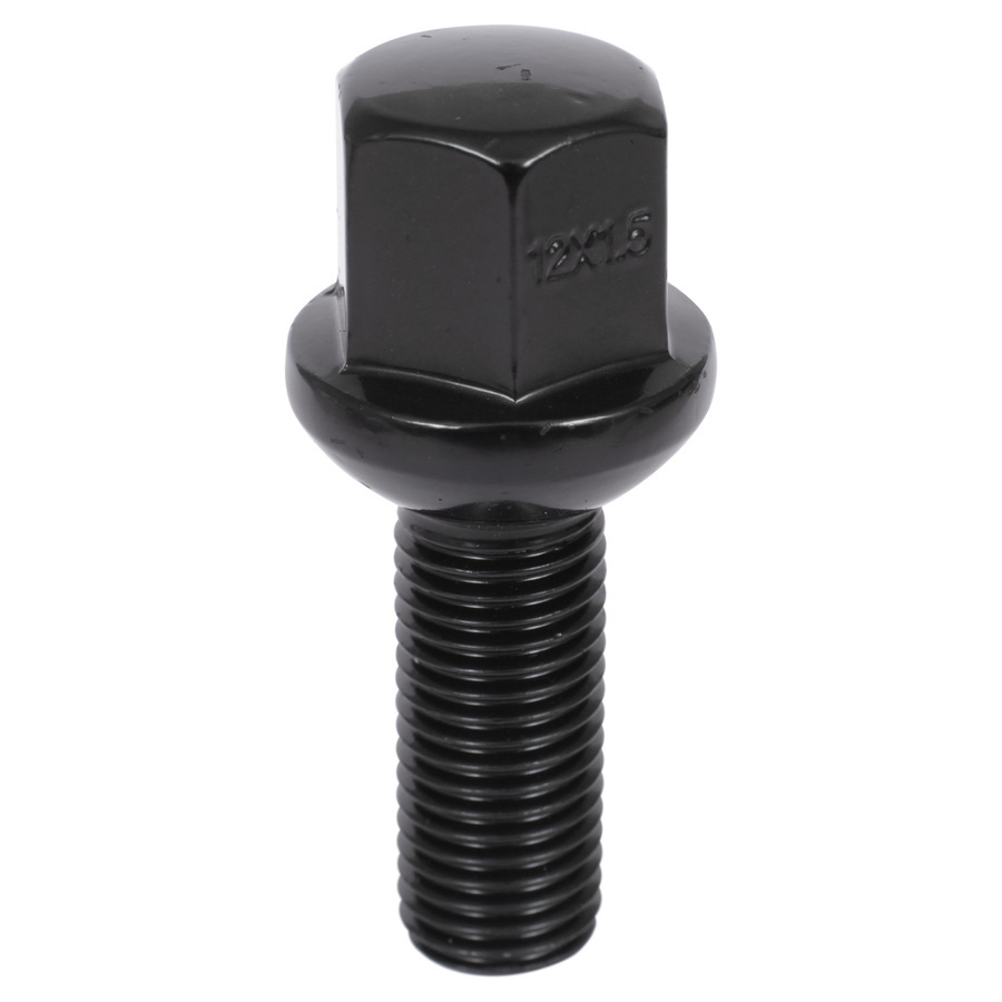 Болт 12х1,5 53,5/28 сфера 17мм Black JN-804