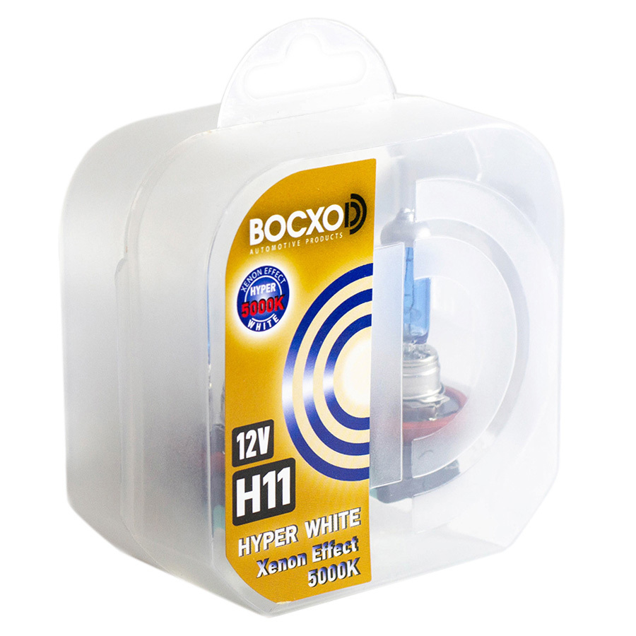 Автолампа BocxoD Лампа BocxoD Hyper White - H11-55 Вт-5000К, 2 шт.