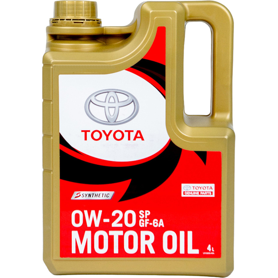 Моторное масло Toyota Motor Oil 0W-20, 4 л