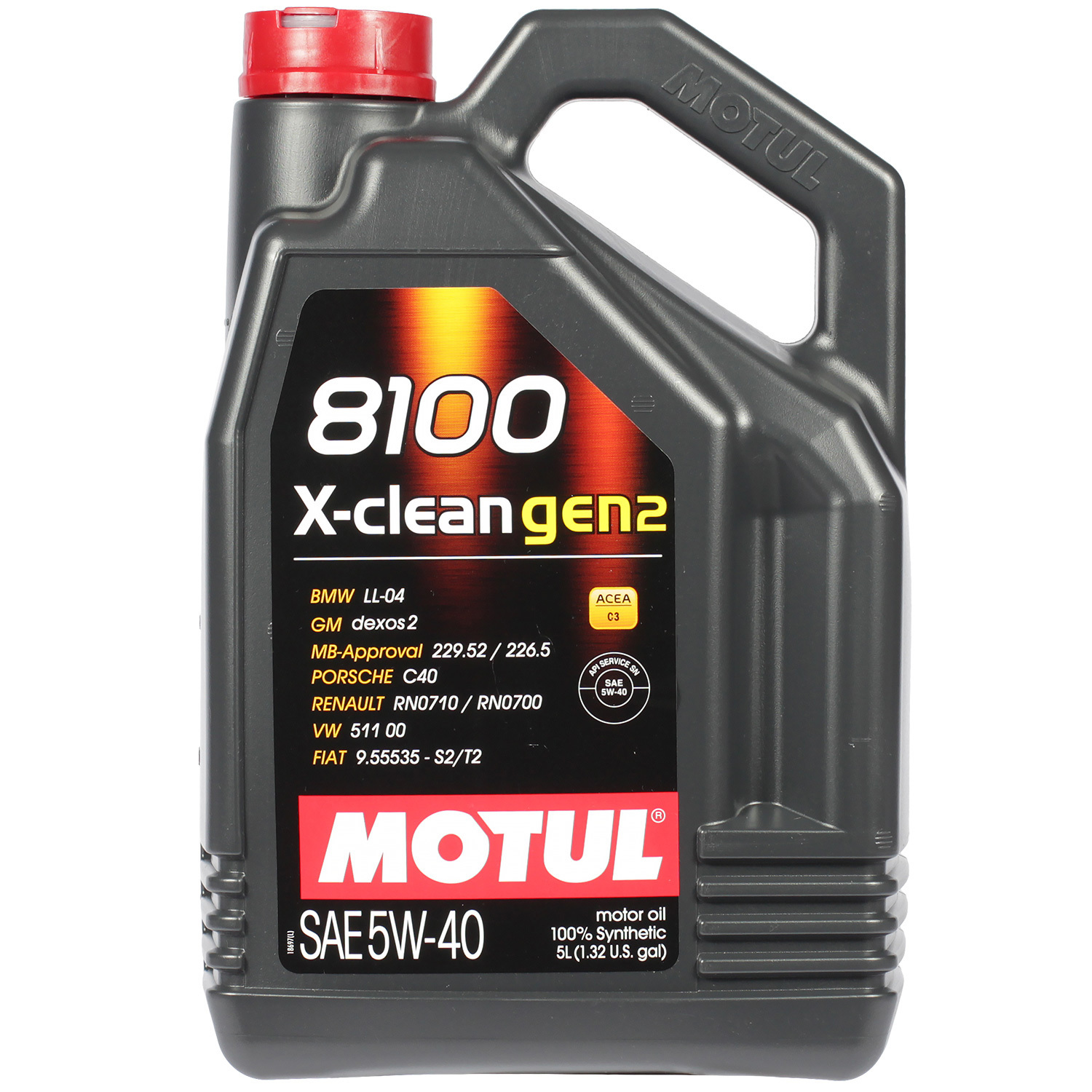 Моторное масло Motul 8100 X-clean gen2 5W-40, 5 л