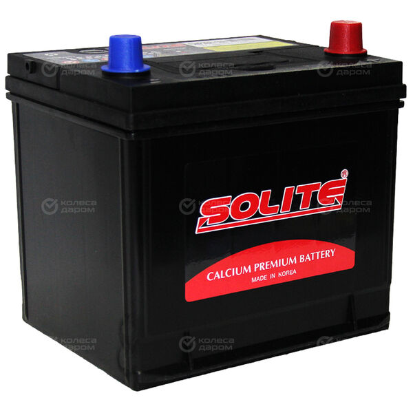 Автомобильный аккумулятор Solite 60 Ач обратная полярность D20L в Ишиме