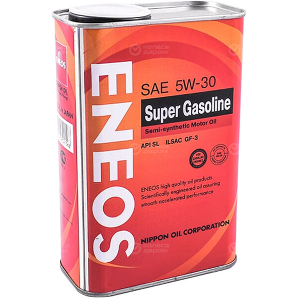 Моторное масло Eneos Super Gasoline SEMIS-C SL 5W-30, 1 л в Рязани