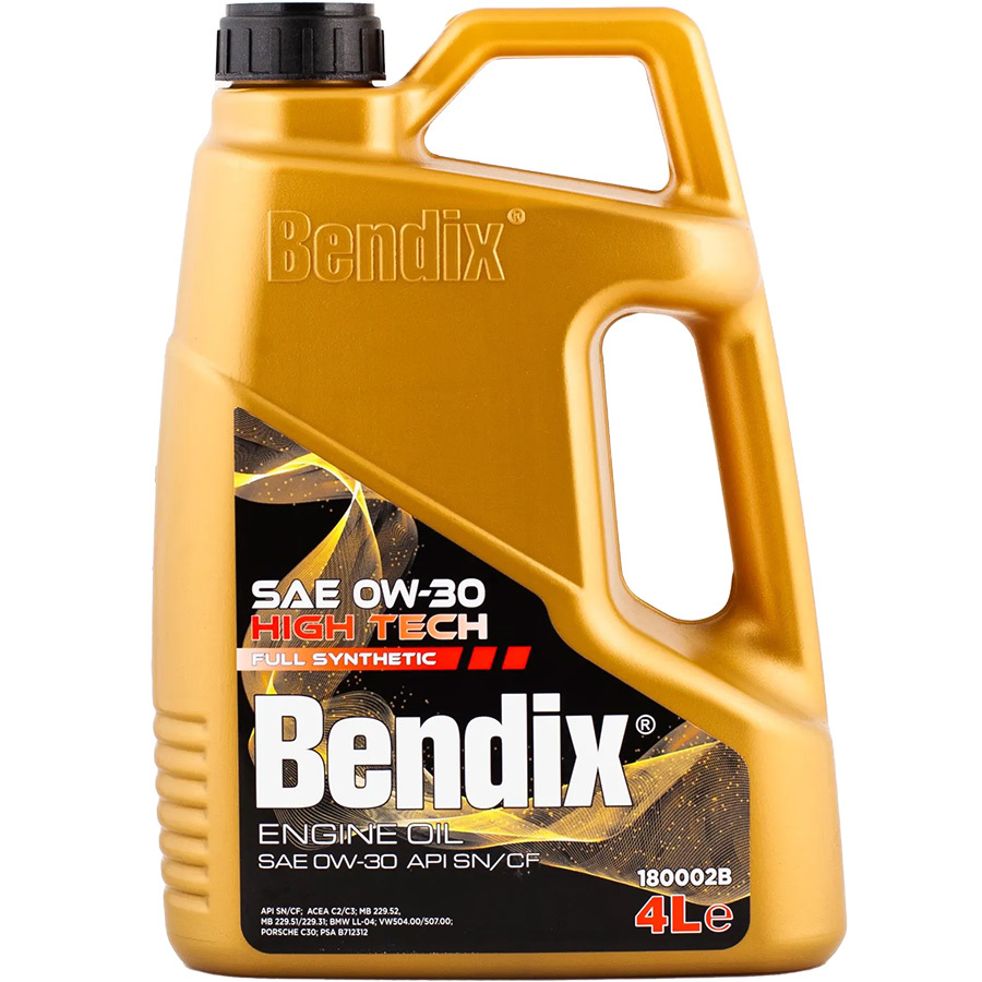 Моторное масло Bendix HIGH TECH 0W-30, 4 л