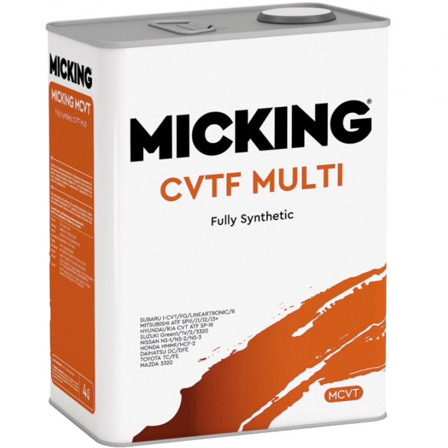 Трансмиссионное масло Micking CVTF Multi CVT, 4 л