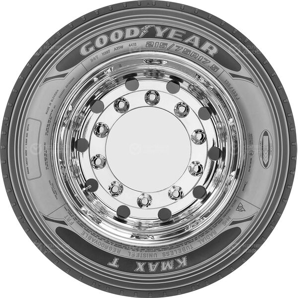 Грузовая шина Goodyear KMAX T R17.5 235/75 143J TL   Прицеп M+S 3PMSF в Ноябрьске