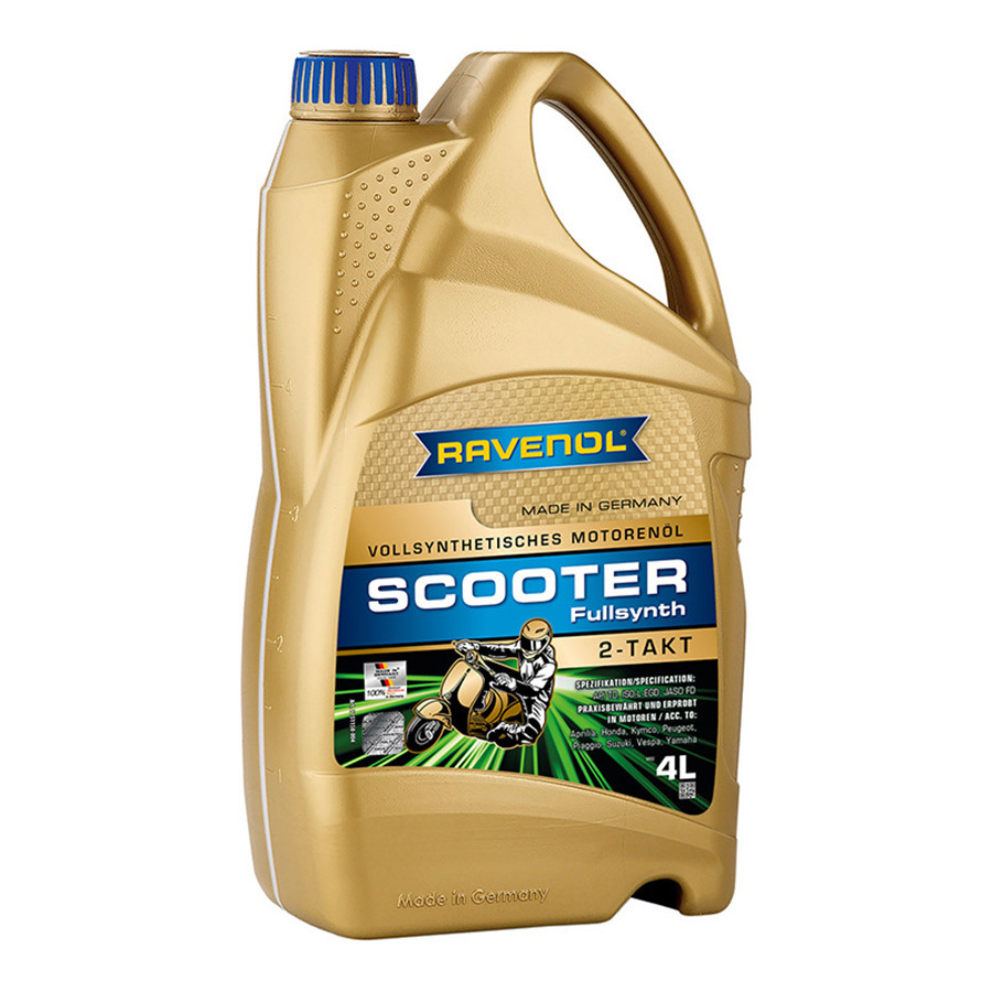 Масло 2-х тактное Ravenol Scooter 2-Takt Fullsynth 4л
