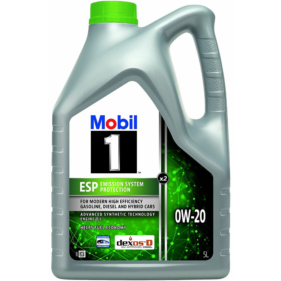 Mobil Моторное масло Mobil 1 ESP X2 0W-20, 5 л