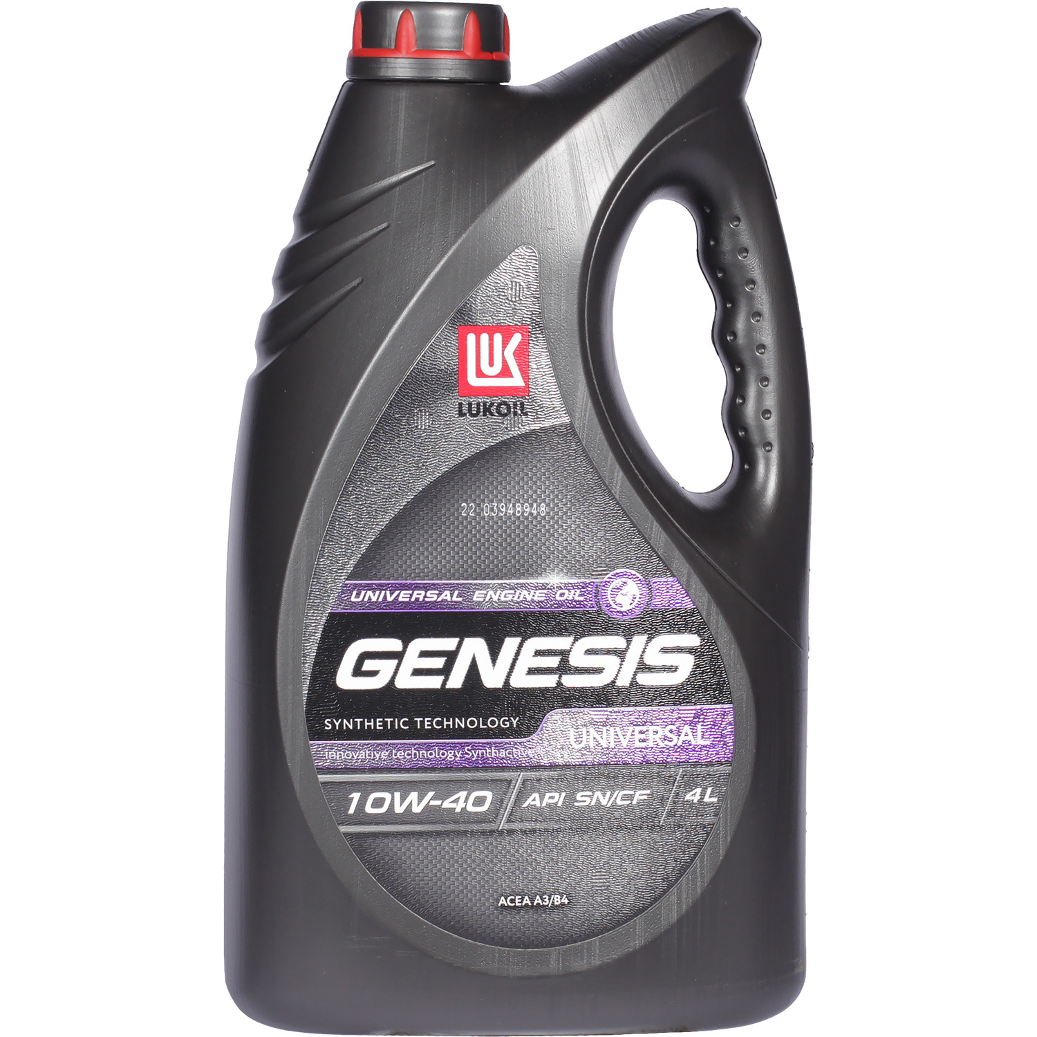 Lukoil Моторное масло Lukoil Genesis Universal 10W-40, 4 л моторное масло лукойл genesis universal 10w 40 4 л 3148646