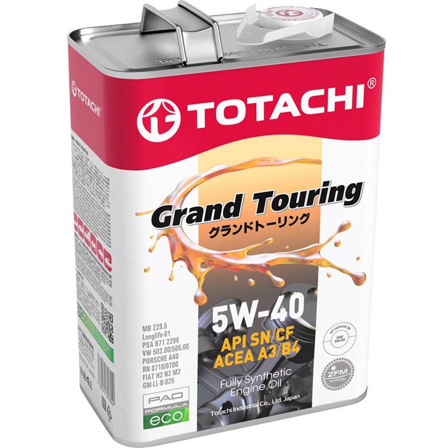 Моторное масло Totachi Grand Touring 5W-40, 4 л