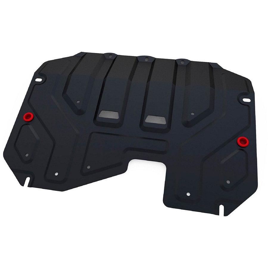 Защита картера и КПП АвтоБРОНЯ для Hyundai/Kia ix35 2010-2015/Kia Sportage 2010-2016 (увеличенная)