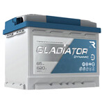 Автомобильный аккумулятор Gladiator 65 Ач обратная полярность L2(уценка)