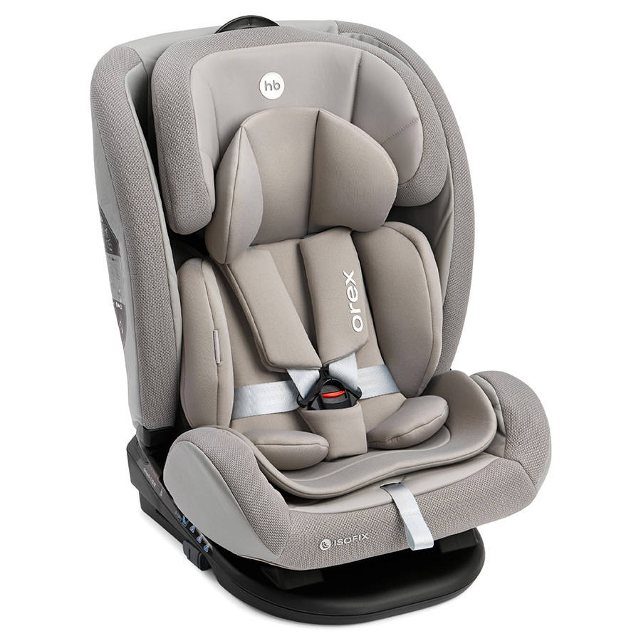 Детское автокресло Happy Baby Orex 0+, I, II, III (0-36 кг), Серый