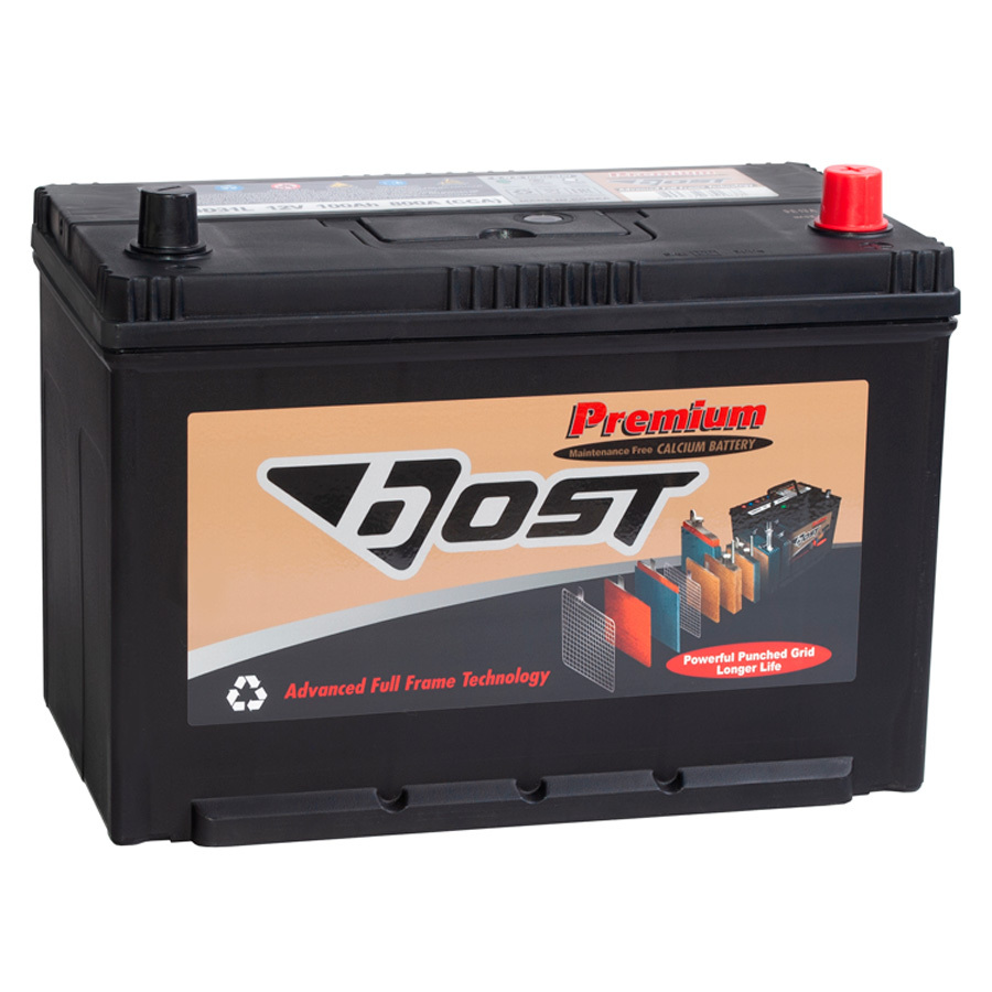 Bost Автомобильный аккумулятор Bost Premium 100 Ач обратная полярность D31L bost автомобильный аккумулятор bost premium 75 ач обратная полярность lb3