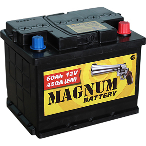 Magnum Автомобильный аккумулятор Magnum 60 Ач обратная полярность L2 русбат автомобильный аккумулятор русбат 60 ач обратная полярность l2