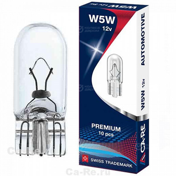 Лампа CA-RE Premium - W5W-5 Вт-2700К, 1 шт. в Чистополе