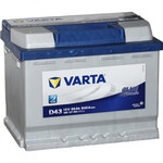 Автомобильный аккумулятор Varta Blue Dynamic D43 60 Ач прямая полярность L2(уценка)