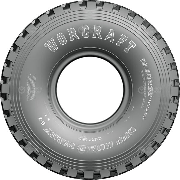 Грузовая шина Worcraft OFF ROAD WE27E-2 R20 16.00/ 174/171D TTF 28PR Камера + ободная лента Универсальная в Оренбурге