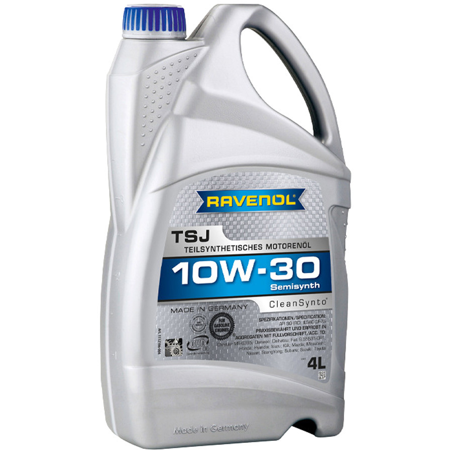 Моторное масло Ravenol TSJ 10W-30, 4 л