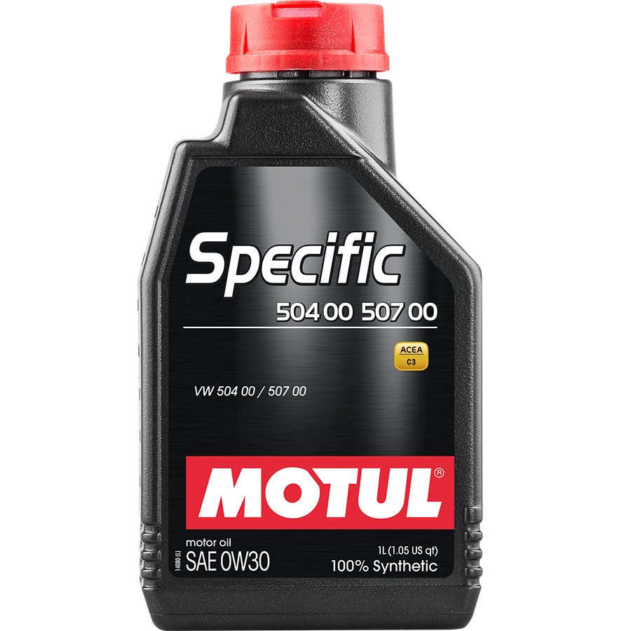 Motul Моторное масло Motul Specific 504.00/507.00 0W-30, 1 л моторное масло motul specific vw 50400 50700 5w 30 1 л 106374